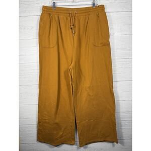 Savage X Fenty Brown Wide Leg Pull On Sweatpants Size XL Womens 16-18 Mens 41-43